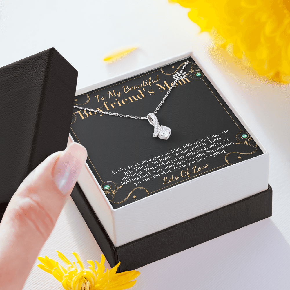Boyfriends Mom Necklace, Gift for Boyfriend Mother, Birthday Gift, Boyfriend's Mom Christmas Gift,Mothers Day Gift,Valentines Day Gift #1020 order