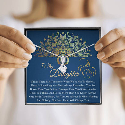 Daughter Gift from Mom to Daughter Necklace for Daughter Gift for Daughter from Mom daughter gift from dad to daughter birthday gift #0480