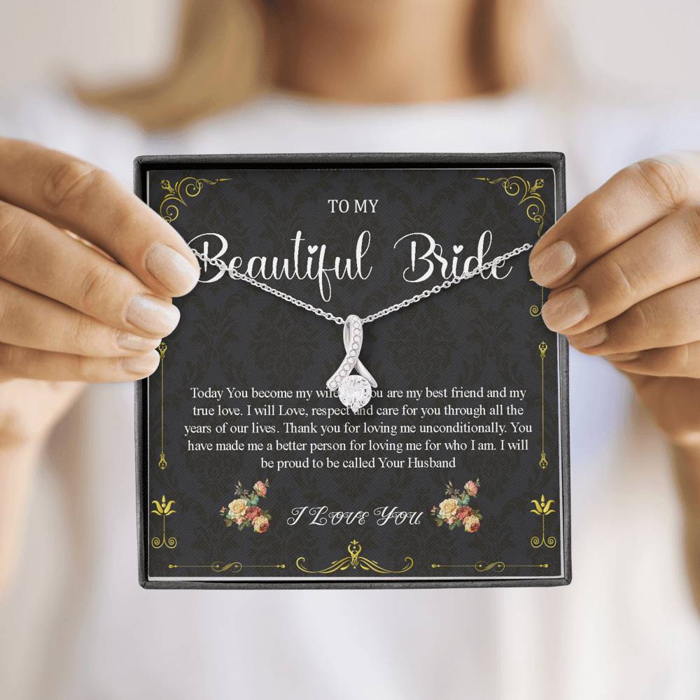 Alluring Beauty, Wedding Day Gift For Bride From Groom, To My Bride Gift From Groom, Groom To Future Wife, Engagement Gift For Her #0046