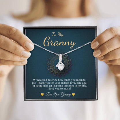 Granny Necklace, Grandma Gift, Gift For Granny from grandchildren, Granny Birthday, Grandma Necklace, New Grandma, Alluring Beauty #0502