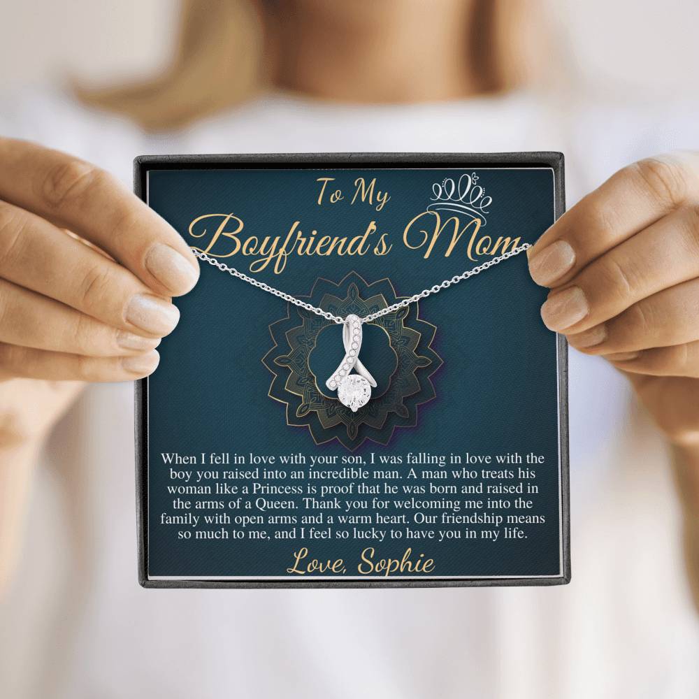 Gifts for Boyfriends Mom, Boyfriends Mom Birthday Gift, Boyfriends Mom Neckalce, Mothers Day Gift for Boyfriends Mom Christmas Gift #0769