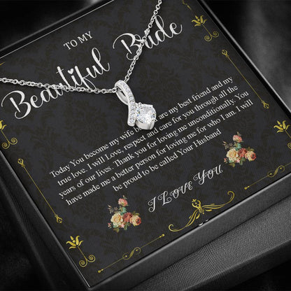 Alluring Beauty, Wedding Day Gift For Bride From Groom, To My Bride Gift From Groom, Groom To Future Wife, Engagement Gift For Her #0046