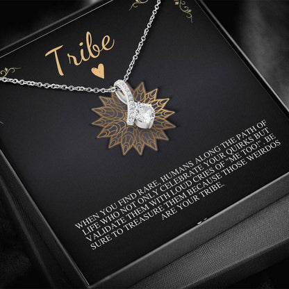 Tribe necklace, Bestfriend necklace, Tribe gift for woman, Badass bestie present, Soul sister necklace, Bridesmaids, Tribe Jewelry #0595