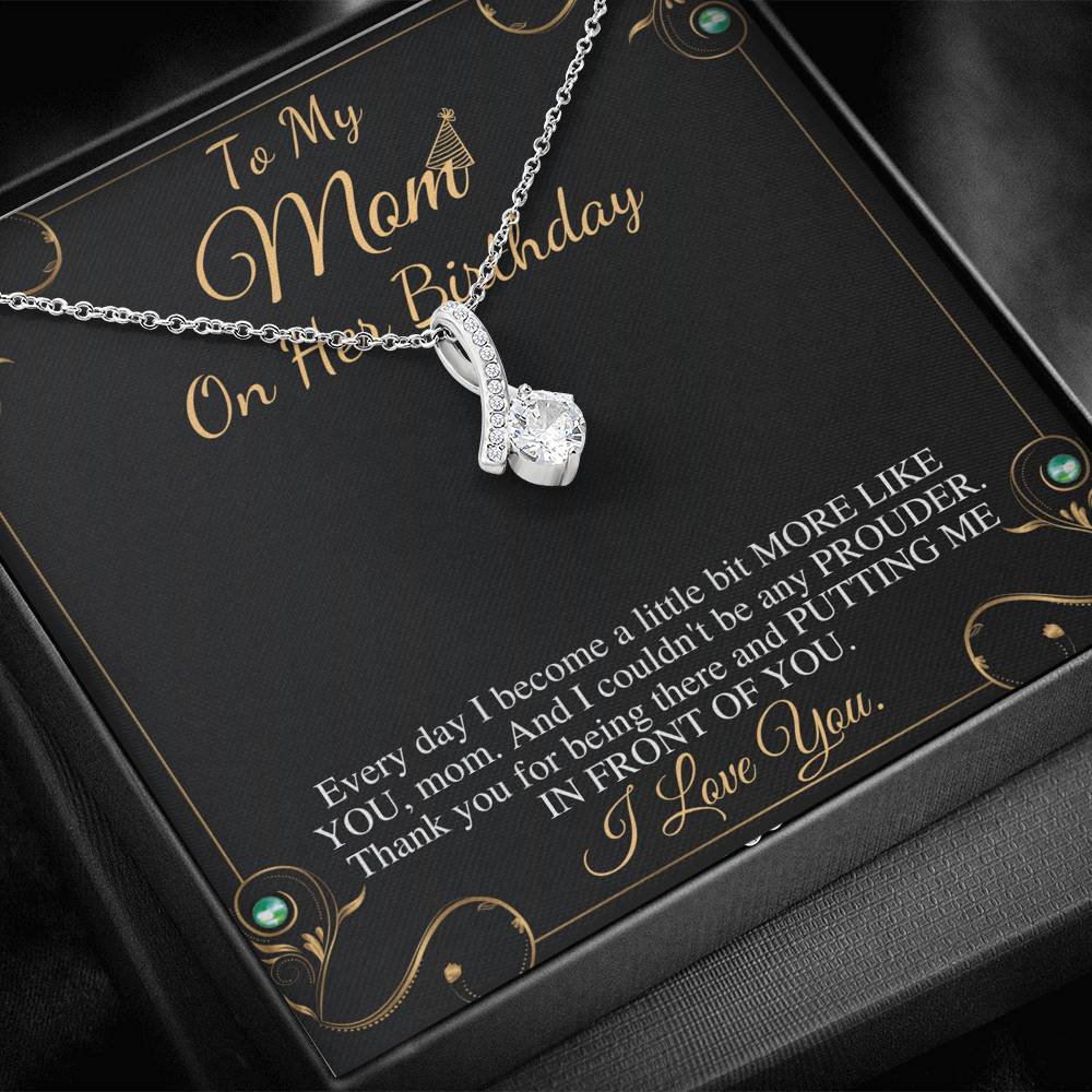 Mom Birthday Gift from daughter, Sentimental Gifts for Mom Birthday, Mother Birthday Gift with Message Card Quote, Happy Birthday Mom #0645