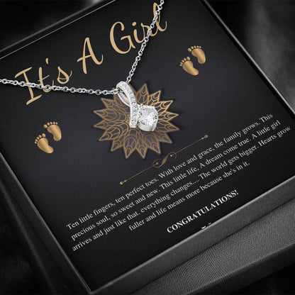 New Baby Girl Gift, First Time Mom Gift for New Mom Necklace Birthstone, Baby Girl Gift Ideas0000