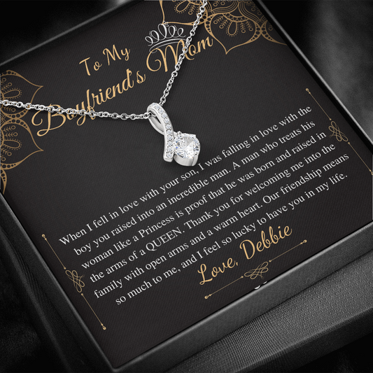 Gifts for Boyfriends Mom, Boyfriends Mom Birthday Gift, Boyfriends Mom Neckalce, Mothers Day Gift for Boyfriends Mom, Alluring Beauty #0421 Debbie
