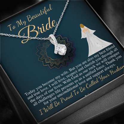 To my Beautiful Bride Gift from Groom ,Wedding Day Gift for bride from Groom,  to Bride Gift Wedding Day, gift for her