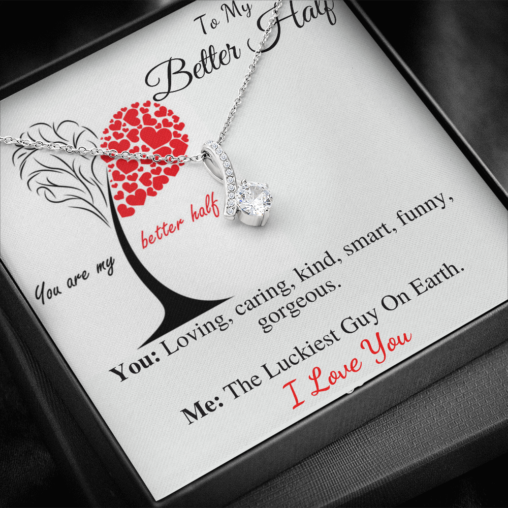From Groom to Bride Neckalce, To My Other Half Gift, Relationship Gifts, Christmas Gift, Wedding Day Gift, Girlfriend Gift