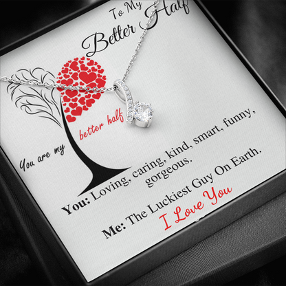 From Groom to Bride Neckalce, To My Other Half Gift, Relationship Gifts, Christmas Gift, Wedding Day Gift, Girlfriend Gift