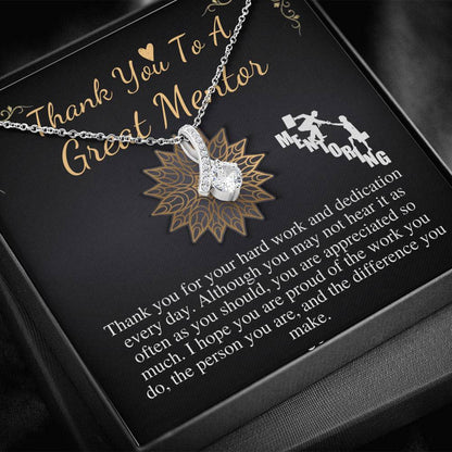 Mentor Gift | Gift for Mentor Necklace | Thank You To Mentor Appreciation Gift | Mentor Birthday Gift, Teacher, Mentor Christmas Gift #0696