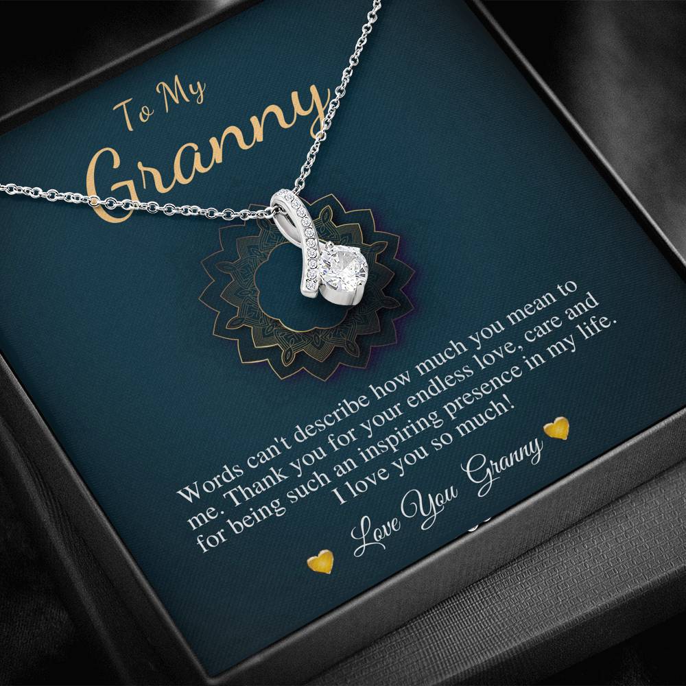 Granny Necklace, Grandma Gift, Gift For Granny from grandchildren, Granny Birthday, Grandma Necklace, New Grandma, Alluring Beauty #0502