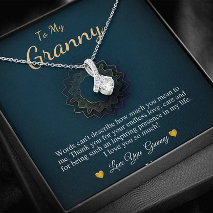 Granny Necklace, Grandma Gift, Gift For Granny from grandchildren, Granny Birthday, Grandma Necklace, New Grandma, Alluring Beauty #0502