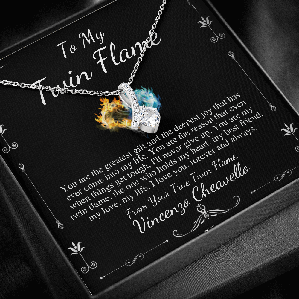 Twin Flame Necklace Gift, Necklace Gift to Girlfriend, Girlfriend Christmas Gift, Soulmate Gift,Girlfriend Twin Flame,best Friend Gift #0986 vincenzo