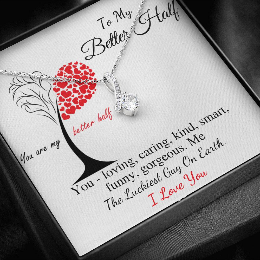 From Groom to Bride Neckalce, To My Other Half Gift, Relationship Gifts, Christmas Gift, Wedding Day Gift, Girlfriend Gift, Wife Gift #0618