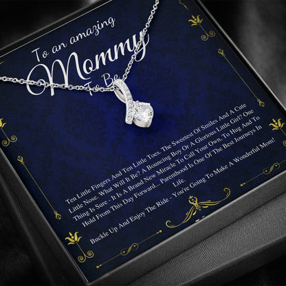 Pregnancy Gift Baby Shower Gift for a Mom to be Gift Mommy to Be Necklace, Future Mom Gift  0000