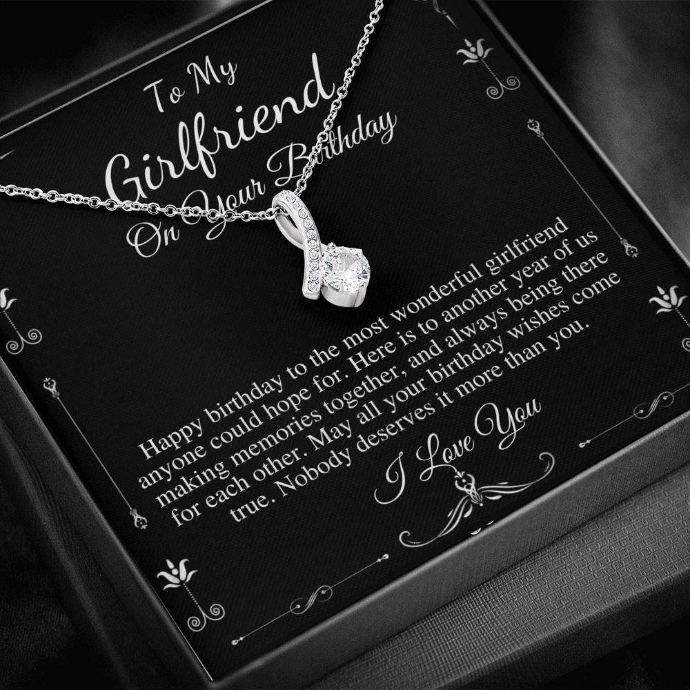 Birthday Gift For Girlfriend, Happy Birthday Girlfriend Gift, Girlfriend Birthday Jewelry, Girlfriend Thoughtful Gift, GF Birthday #0680