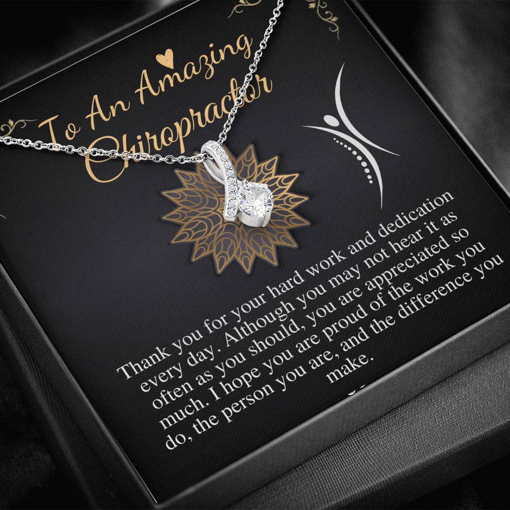 Chiropractor Gift, Gift for Chiropractor Necklace, An Amazing Chiropractor Appreciation Gift,Chiropractor Christmas Gift,Birthday Gift #0689