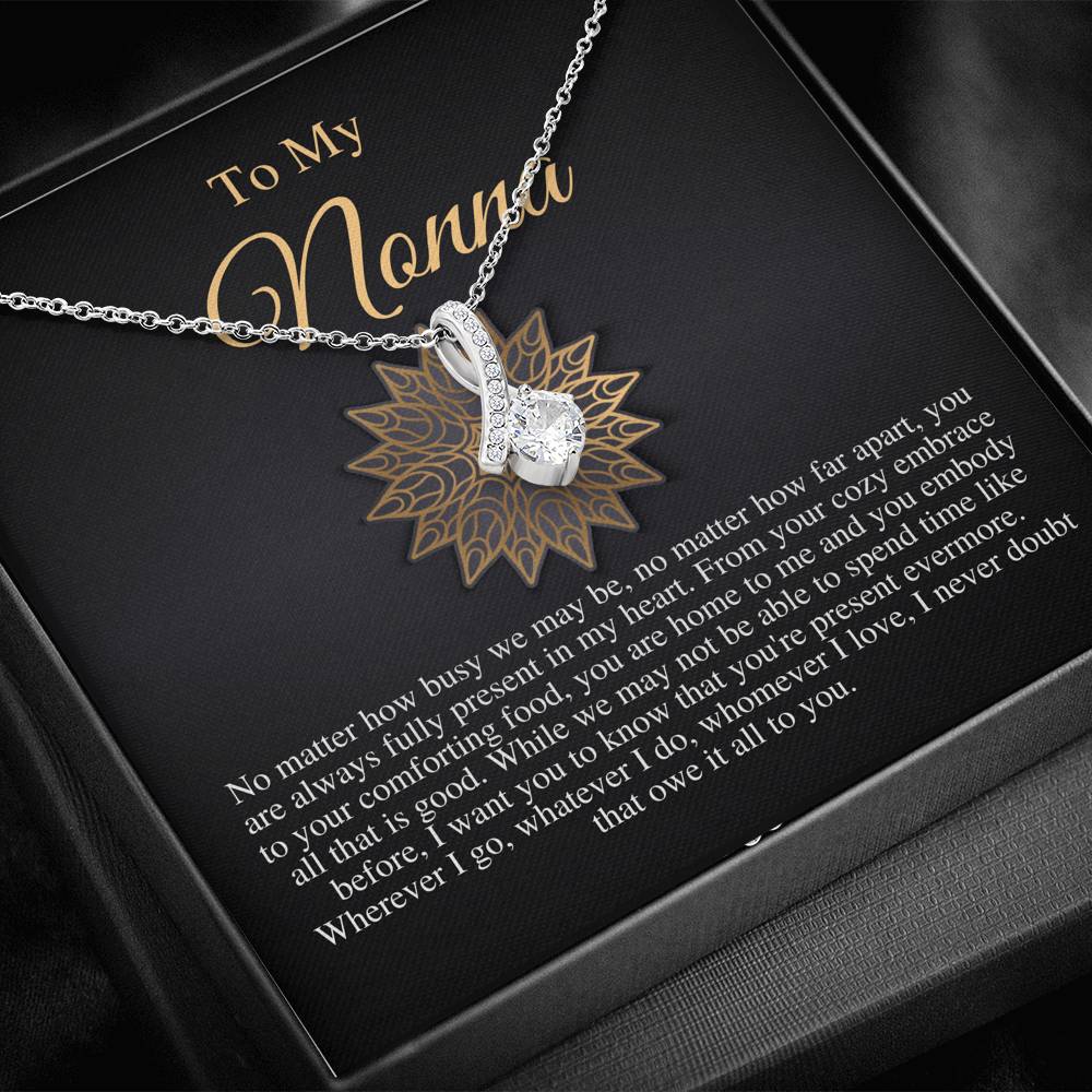 Nonna Gift Necklace: Nonna Present, Best Nonna, Gift, Jewelry for Nonna, Nonna To Be, Italian Grandma, Nonna Birthday, Alluring Beauty #0490