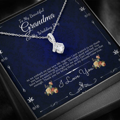 Alluring Beauty Necklace, Grandmother of the Bride Gift to Grandma Wedding Necklace for Grandma of the Bride Grandmother Wedding Gift #0067