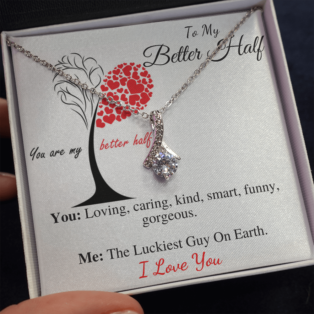 From Groom to Bride Neckalce, To My Other Half Gift, Relationship Gifts, Christmas Gift, Wedding Day Gift, Girlfriend Gift