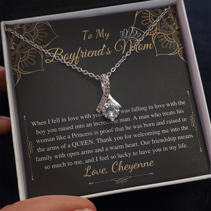 Gifts for Boyfriends Mom, Boyfriends Mom Birthday Gift, Boyfriends Mom Neckalce, Mothers Day Gift for Boyfriends Mom, Alluring Beauty #0421 Cheyenne