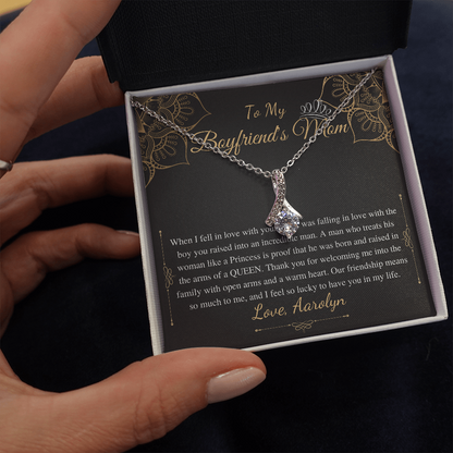 Gifts for Boyfriends Mom, Boyfriends Mom Birthday Gift, Boyfriends Mom Neckalce, Mothers Day Gift for Boyfriends Mom, Alluring Beauty #0421 Aarolyn