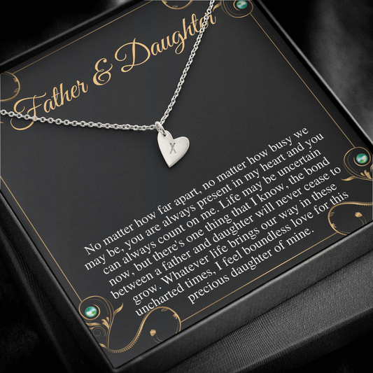 Gift For Daughter From Dad, Daughter Father Necklace, Daughter Gift From Dad, To My Daughter, Daughters Birthday, Grown Up Daughter #0499 new correct