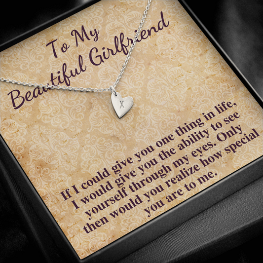 To My Girlfriend Necklace, Valentines Day Gift For Girlfriend, Anniversary Gift for Girlfriend, Girlfriend Necklace, Girlfriend Birthday