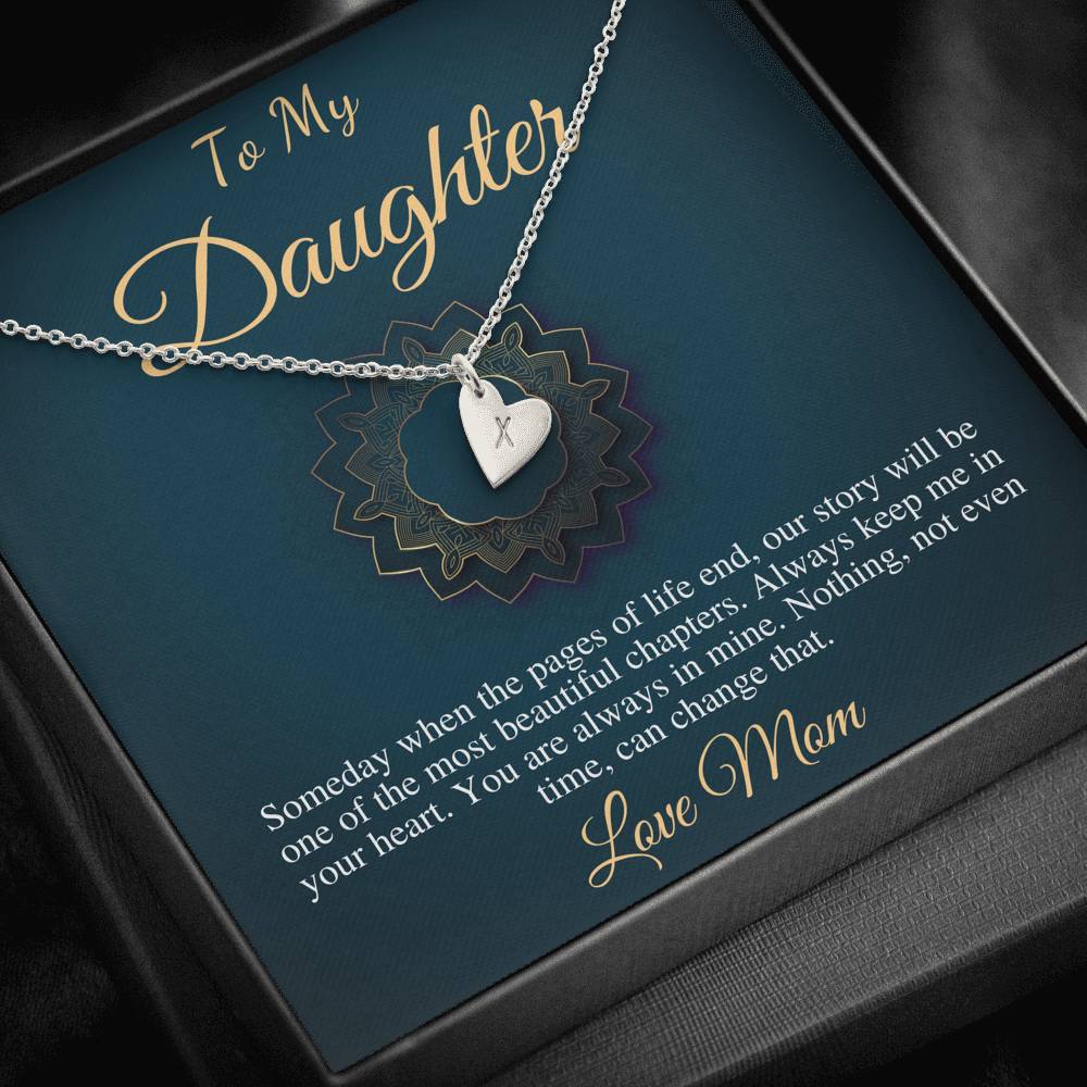 Gift For Daughter From Mom, Daughter Mother Necklace, Daughter Gift From Mom, To My Daughter, Daughters Birthday, Christmas Gift #0509