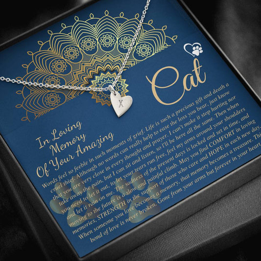 Cat Memorial Gift Pet Loss Gifts, Loss of Pet Gift, Loss of Cat gift in Memory of Cat Remembrance Gift for Loss of Cat Sympathy Gift