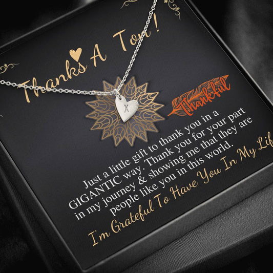 Appreciation Gift, Thankful For You, Thank you Gift, Best Friend Gift, Gratitude Gift, Best Friend Necklace, Christmas Gift, Employee #0724