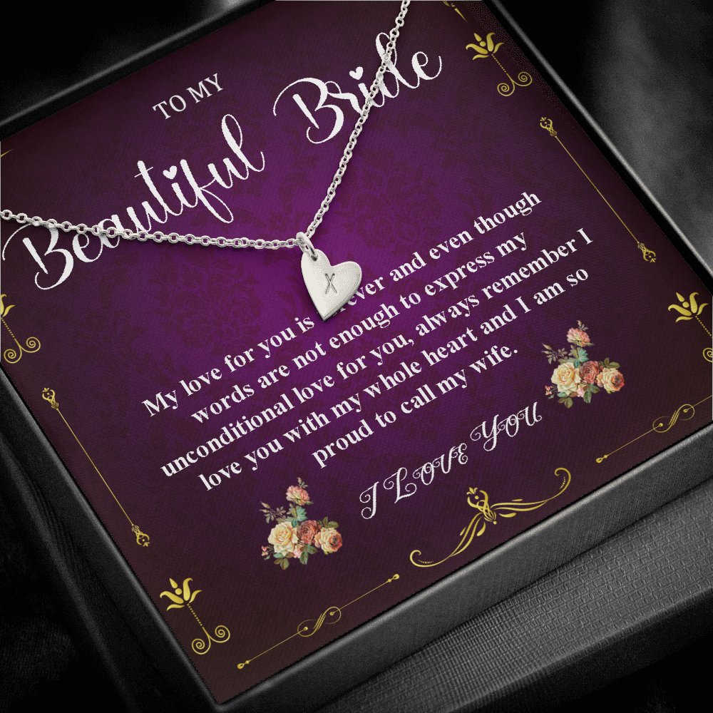 Wedding Day Gift For Bride From Groom | Groom To Bride Gift Wedding Day | Jewelry Gift from Groom To Bride, gift for her