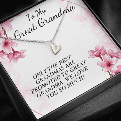 Grandmother Gift from Granddaughter Mothers Day Gift for Grandma Birthday Gift Grandmother Jewelry, Grandma Initial Necklace Christmas #0471