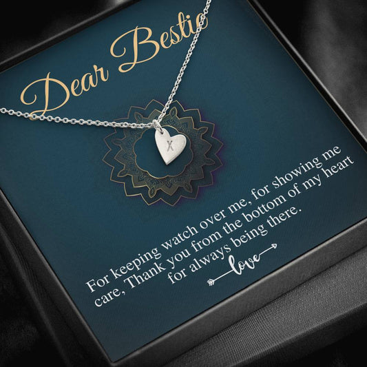 To My Bestie Neckalce, Gift For Friends, BFF Gift, Friendship Gift, Friendship Necklace, Best Friend Birthday Gift, Christmas Gift #0592