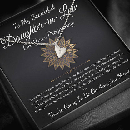 Daughter-in-Law Pregnancy Gift For Daughter In Law Baby Shower Gift For Mom To Be Gift, Expecting Mom Gift Pregnant,Infinity Heart #0228 -2