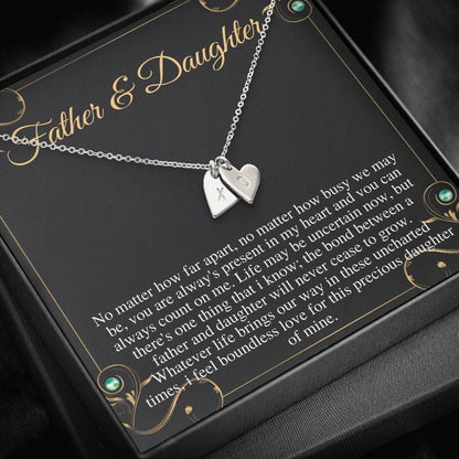 Gift For Daughter From Dad, Daughter Father Necklace, Daughter Gift From Dad, To My Daughter, Daughters Birthday, Grown Up Daughter #0499