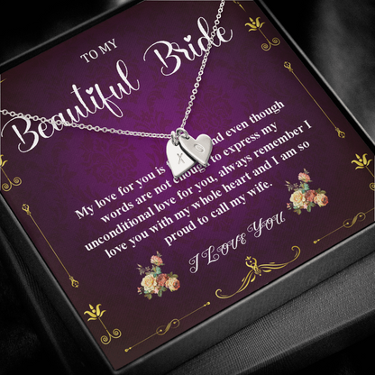 Wedding Day Gift For Bride From Groom | Groom To Bride Gift Wedding Day | Jewelry Gift from Groom To Bride, gift for her