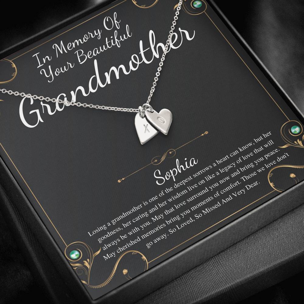 Memorial gift Grandmother Loss of Grandma In Memory of Grandma Sorry for your loss of loved one condolence gift, bereavement gift