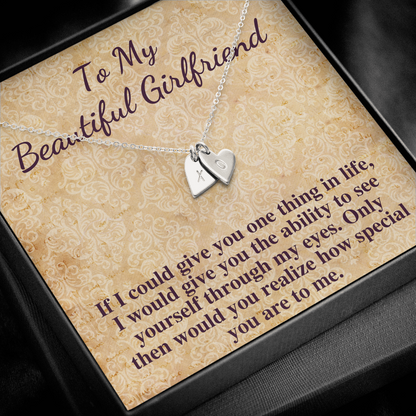 To My Girlfriend Necklace, Valentines Day Gift For Girlfriend, Anniversary Gift for Girlfriend, Girlfriend Necklace, Girlfriend Birthday