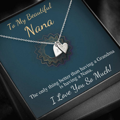 Nana Necklace, Nana Mothers Day Gift, Nana Gift, Nana Jewelry, Nana Christmas Gift, Nana Birthday Gift, From Granddaughter, Grandson #0491