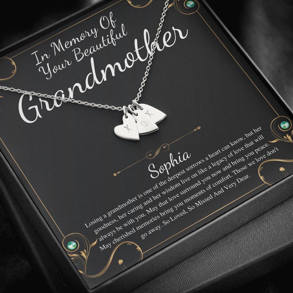 Memorial gift Grandmother Loss of Grandma In Memory of Grandma Sorry for your loss of loved one condolence gift, bereavement gift
