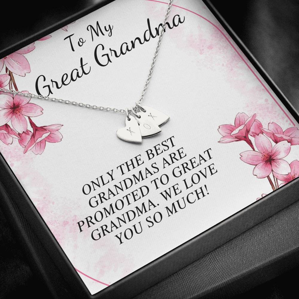 Grandmother Gift from Granddaughter Mothers Day Gift for Grandma Birthday Gift Grandmother Jewelry, Grandma Initial Necklace Christmas #0471