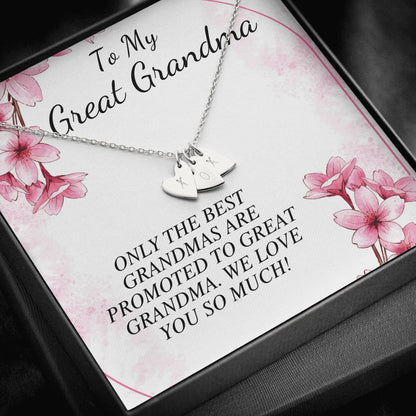 Grandmother Gift from Granddaughter Mothers Day Gift for Grandma Birthday Gift Grandmother Jewelry, Grandma Initial Necklace Christmas #0471