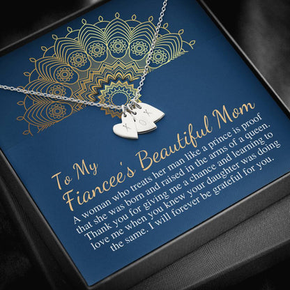 Mother In Law Wedding Gift From Bride, Mother of the Groom Necklace, Future Mother in Law Gift, Birthday Gift For Boyfriend's Mom #0475