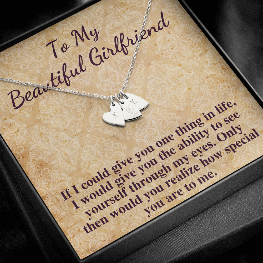 To My Girlfriend Necklace, Valentines Day Gift For Girlfriend, Anniversary Gift for Girlfriend, Girlfriend Necklace, Girlfriend Birthday