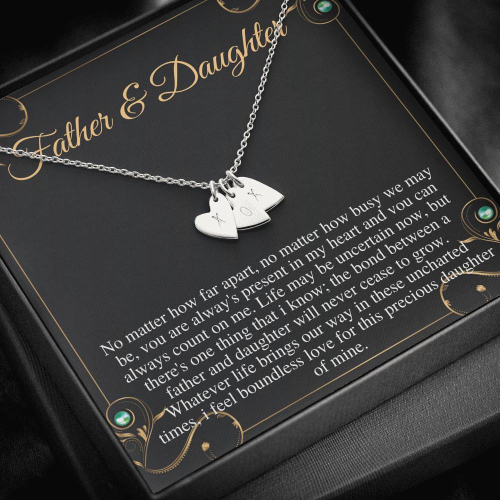 Gift For Daughter From Dad, Daughter Father Necklace, Daughter Gift From Dad, To My Daughter, Daughters Birthday, Grown Up Daughter #0499