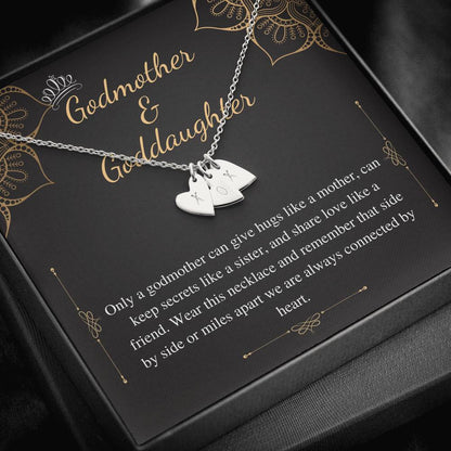 Godmother and Goddaughter Necklace, Godmother Mothers Day Gift, Godmother and Goddaughter Gifts, Godmother and Goddaughter Jewelry
