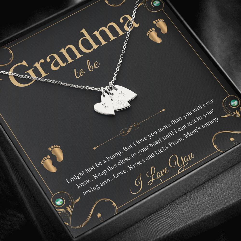 First Time Grandma Gift From Daughter, Pregnancy Reveal Gift For Soon To Be Grandma Necklace, New Grandmother Gift, Alluring Beauty #0193