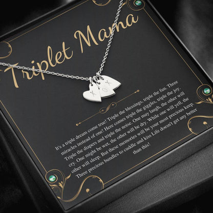 Mom of Triplets Gift for Triplet Mama, Mom of multiples, Triplet Mom Gift, Mom of three, Triplet baby shower gift000