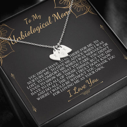 Unbiological Mom Gift neckalce, Stepmom Mothers Day Gift, Other Mother, Bonus Mom Birthday Gift, Second Mom,Foster Mom,Mother in Law